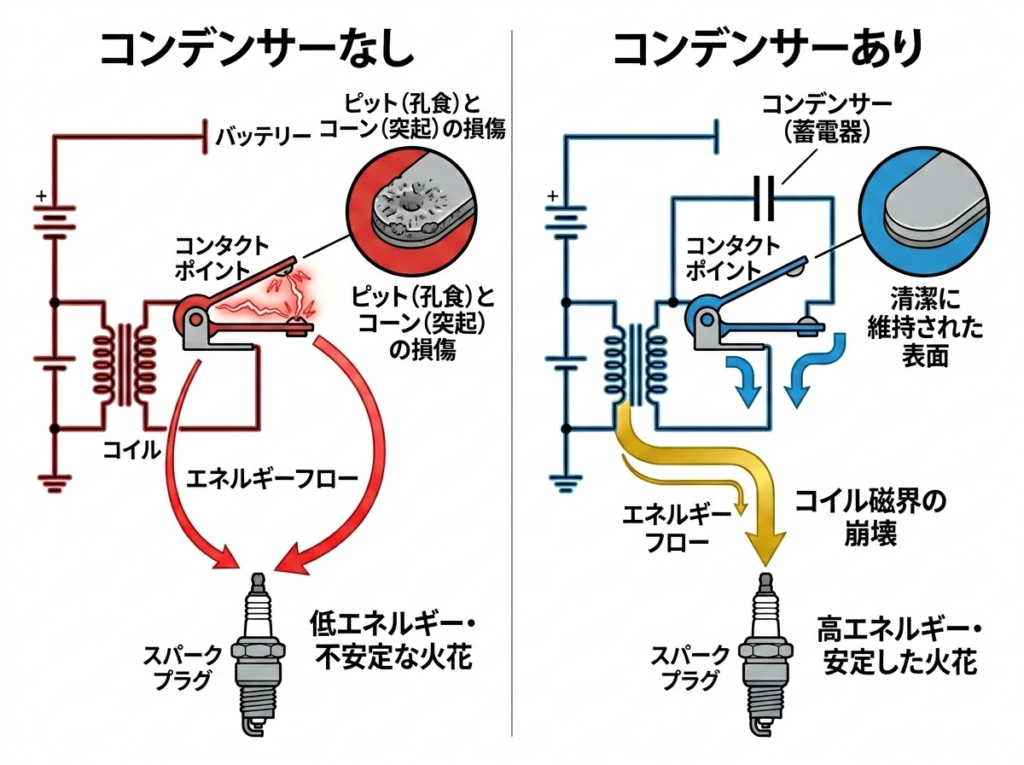 コンデンサーの仕組解説
