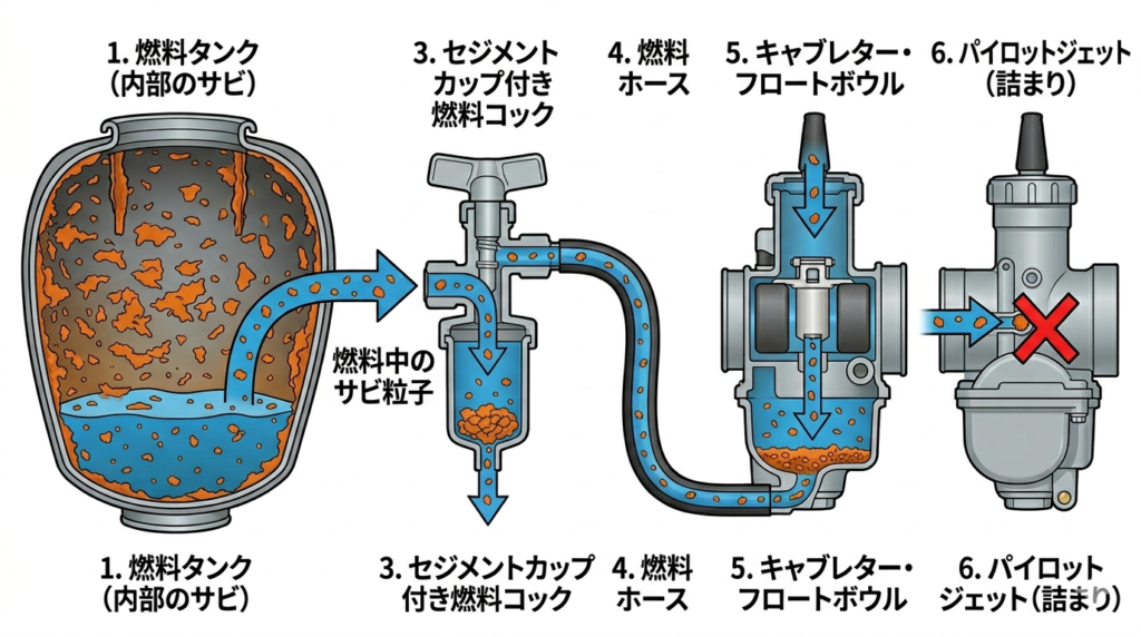 Z1 ガソリン 茶色