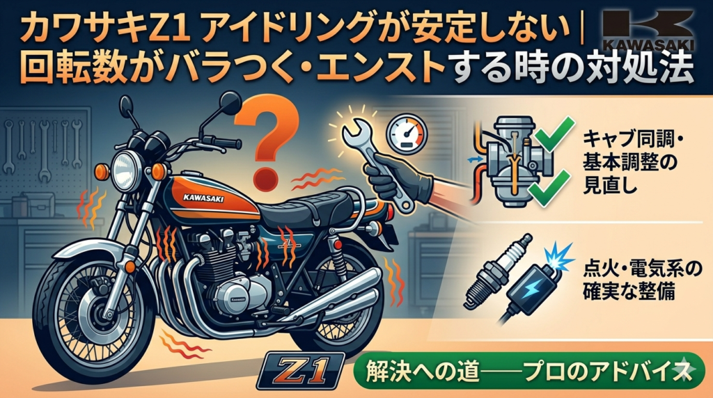 Z1アイドリングが安定しない