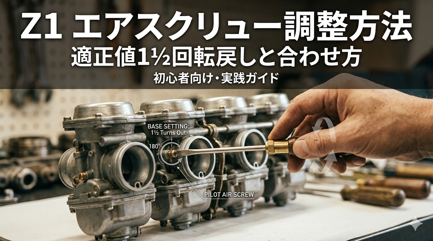 Z1エアスクリュー調整方法
