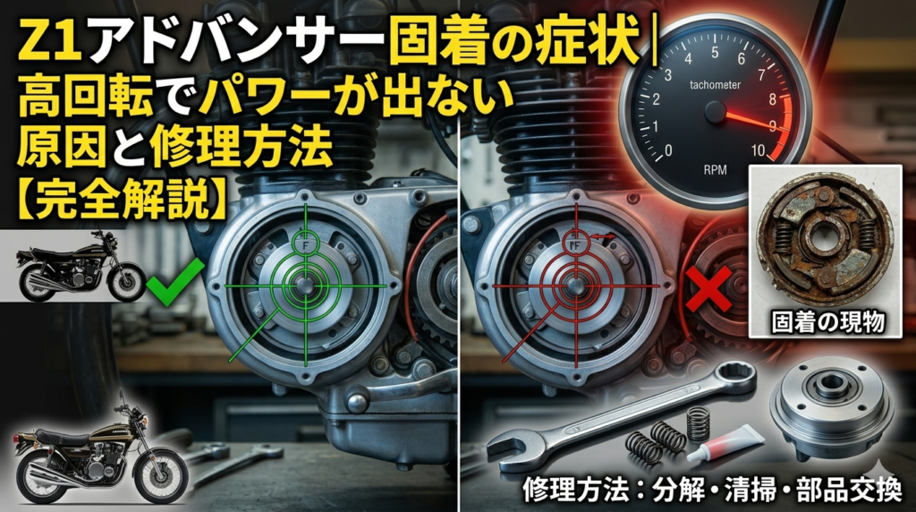 Z1アドバンサー固着　修理方法