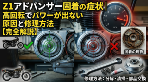 Z1アドバンサー固着 修理方法