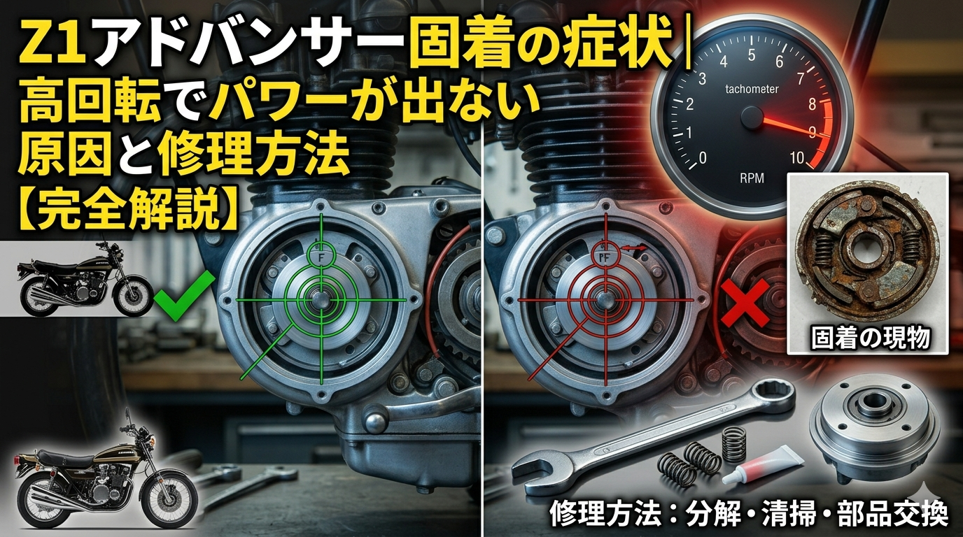 Z1アドバンサー固着　修理方法