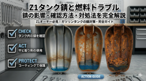 Z1タンク内錆