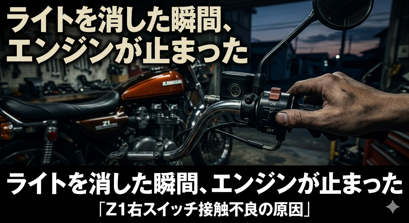 Z1右スイッチ接触不良の原因