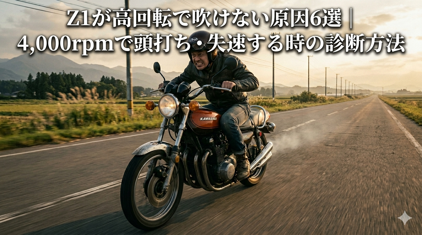Z1高回転で吹けない原因